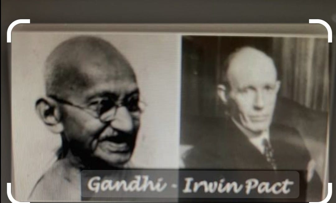 Gandhi Irwin pact