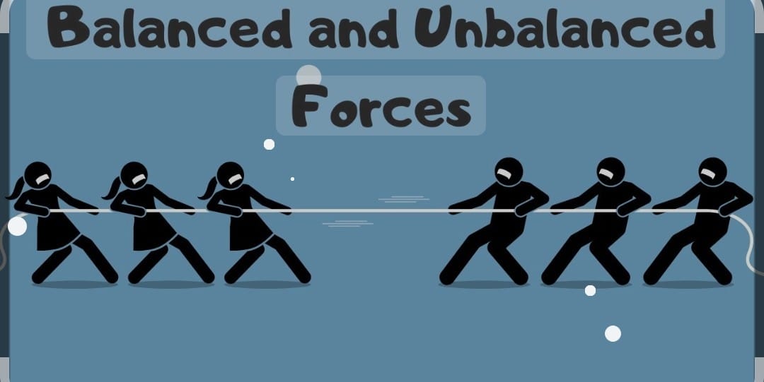 balanced and unbalanced forces