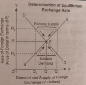 determination of foreign exchange rate