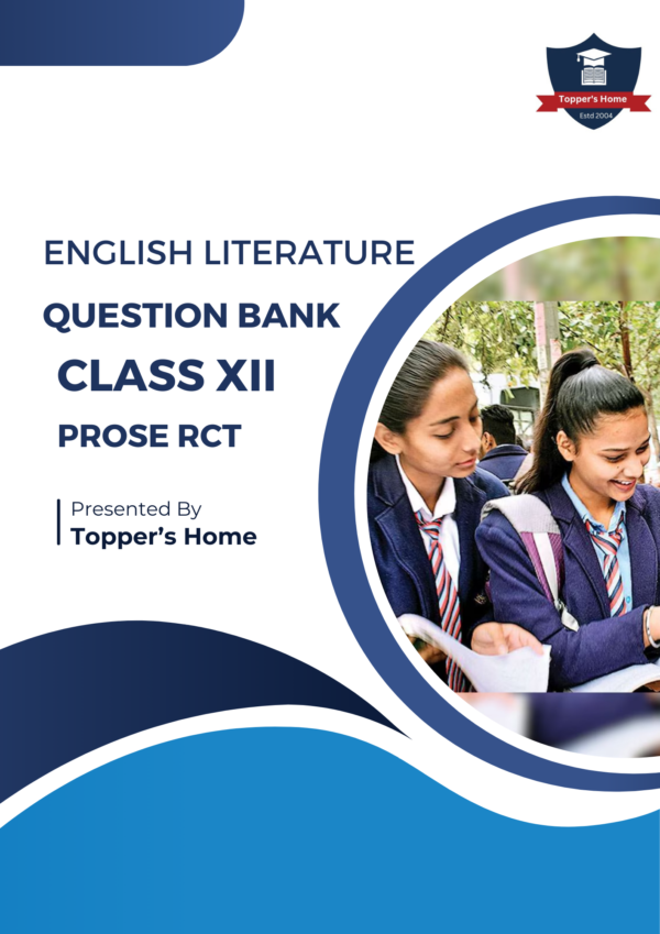 Englis literature RCT Prose Question Bank ClassxIi